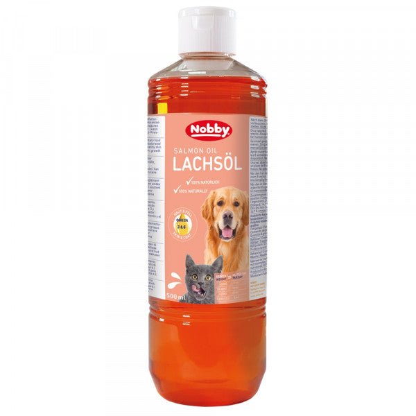 Pumpa fyrir laxaolíu 250 ml og 500 ml