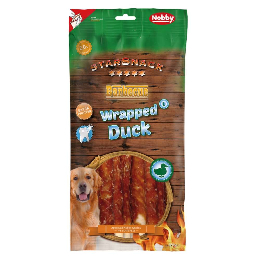 Nobby StarSnack BBQ Wrapped Duck LARGE