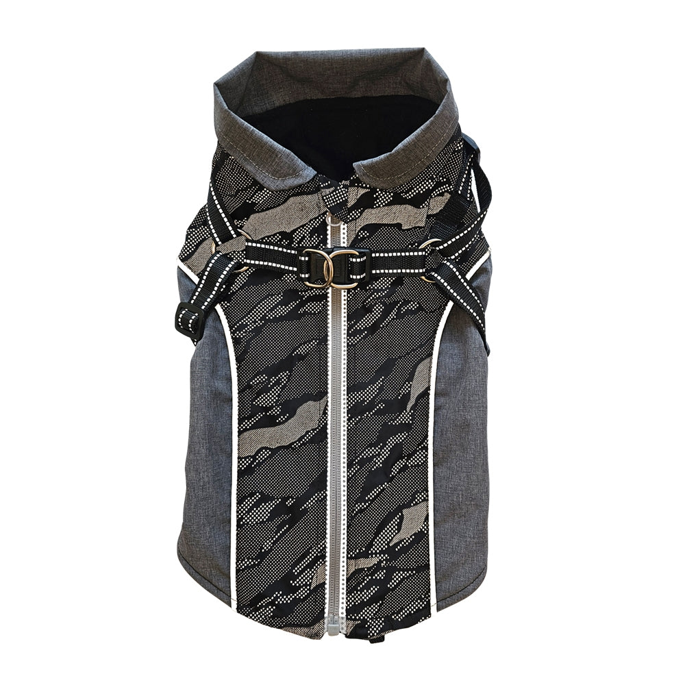 REKU 2in1 JACKET, Jakki með beisli (st. 20-80 cm)