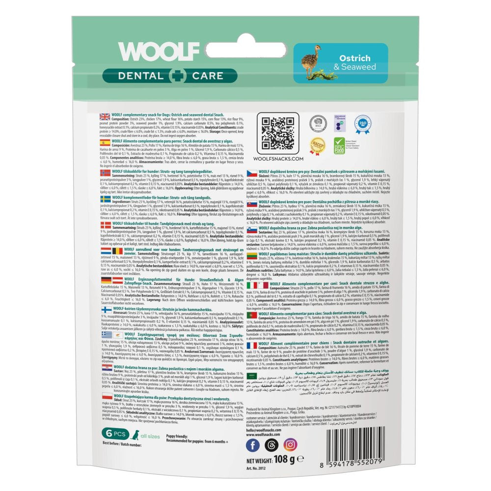 WOOLF - Dental Care Ostrich and Seaweed