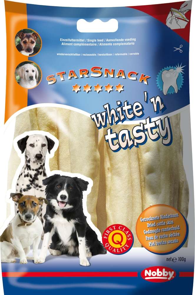 Nobby StarSnack White N´ Tasty Rolls 100gr