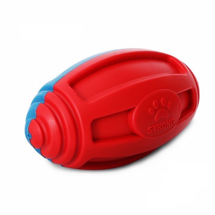 TPR RUGBYBALL Flot leikfang, sterkur bolti 10x9cm