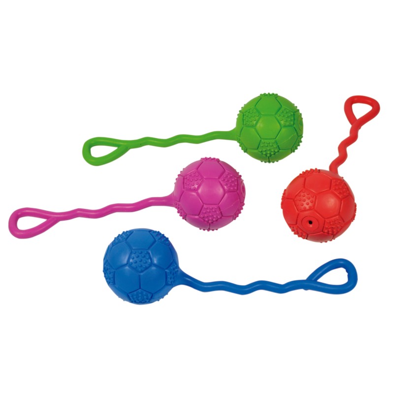 Nayeco FOOTBALL w/Sling, bolti með kastteygju 21,6 cm