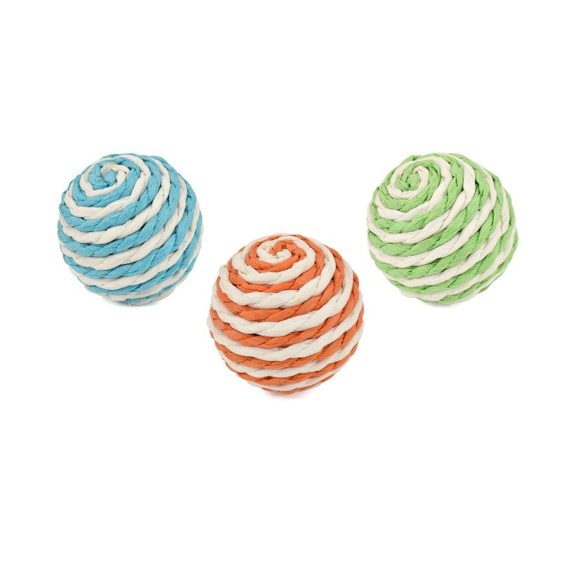 Boltar marglitir 3stk, 4,5cm