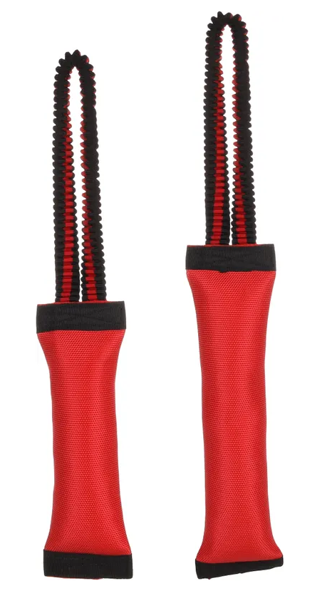 Hundaleikfang Dummy m/ Teygju Rauð / Svört