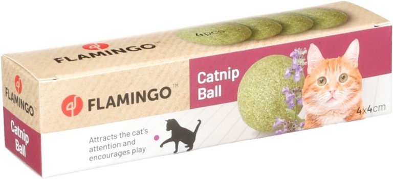 Flamingo Catnip Ball 4 pcs
