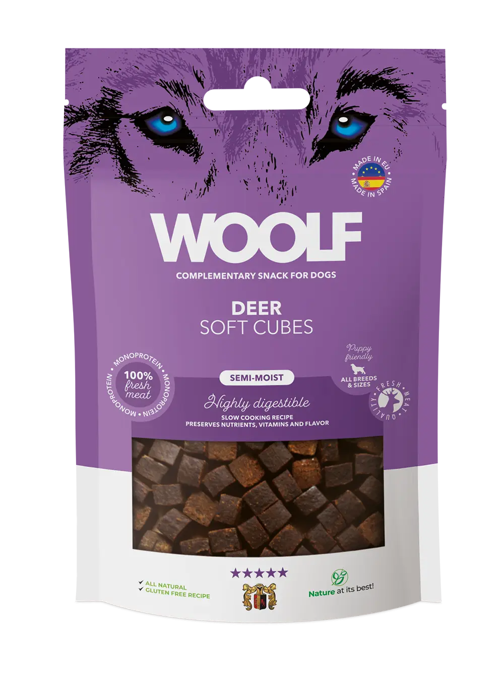 WOOLF - Soft Cubes Deer 100gr