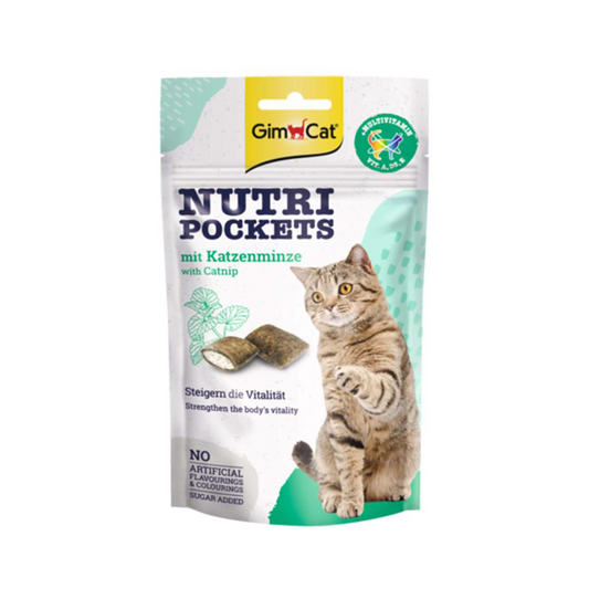 GimCat Nutri Pockets with CATNIP - 60 gr