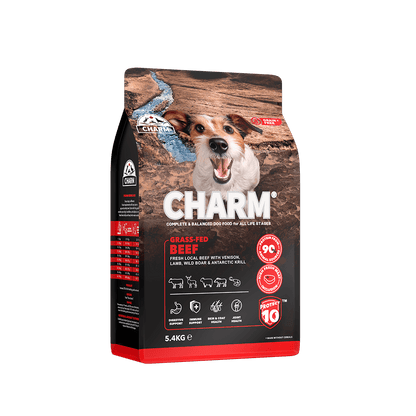 CHARM Grass-Fed Beef, hundafóður