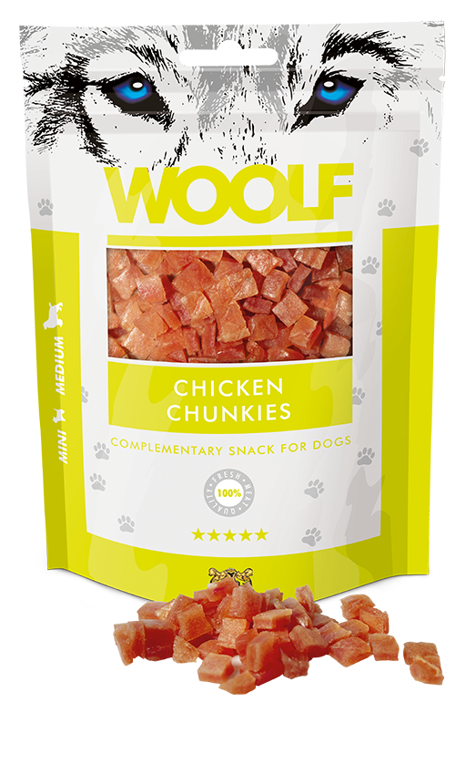 WOOLF - Chicken Chunkies 100gr