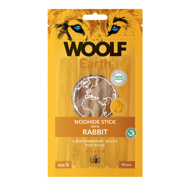 WOOLF - Earth NOOHIDE Small Stick Rabbit, nagstangir 90gr