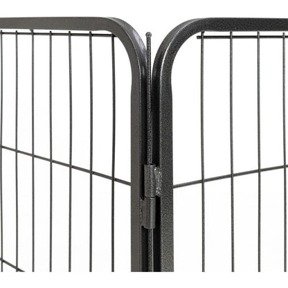 TM HEAVY METAL Hvolpagrind, gerði Large 80x80x8 (hæð 80 og 640 cm lengd), mynd 4