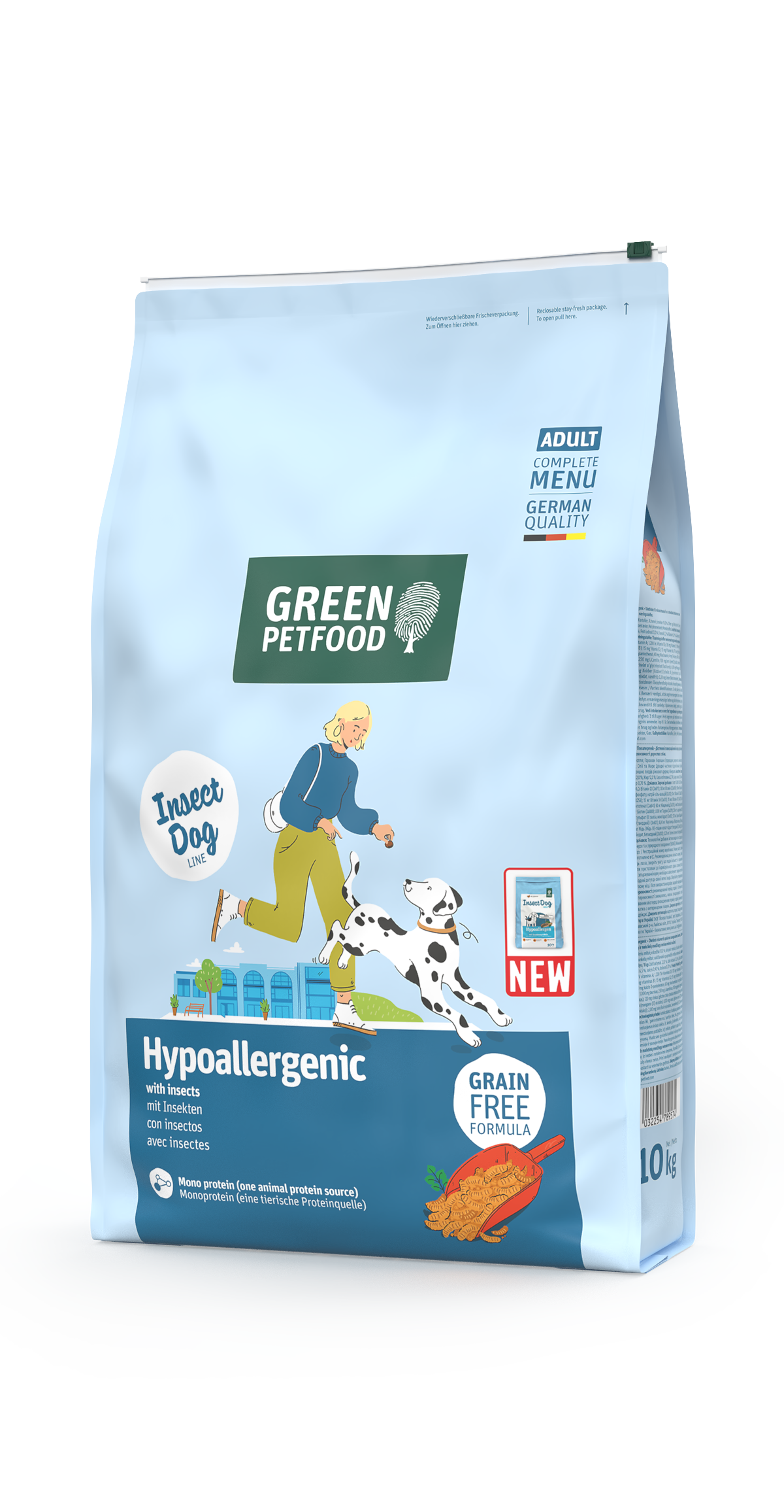 Hypoallergen, Insect Dog, ofnæmisfóður 10 kg