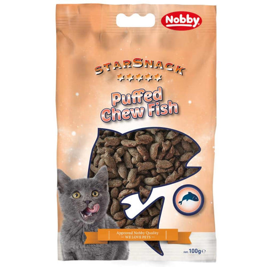 Nobby StarSnack Puffed Chew Fish