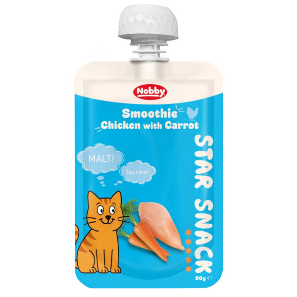Nobby StarSnack CAT SMOOTHIE Chicken with Carrot & malt 90gr