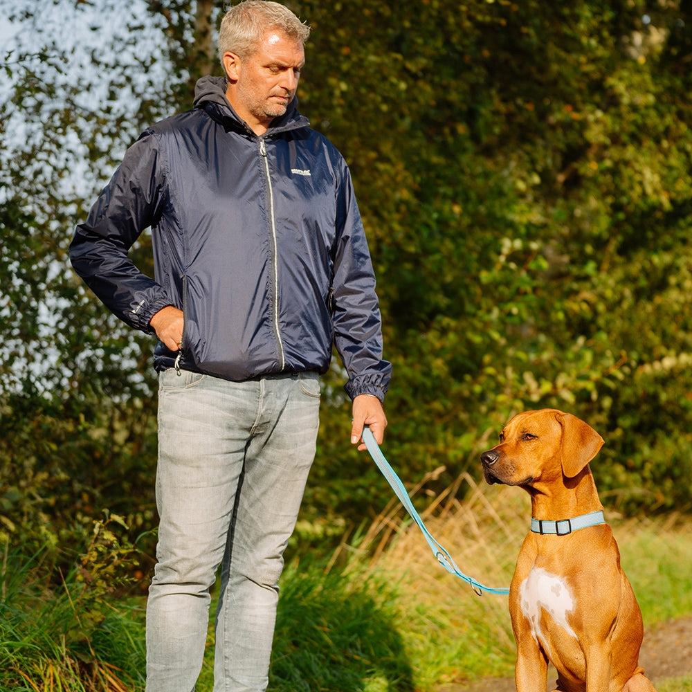 Nobby Training Leash "FULL REFLECT" Ljósblár taumur 2m