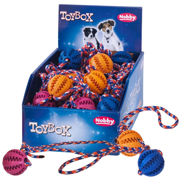 Nobby Gúmmíbolti Dental Ball 5cm í bandi