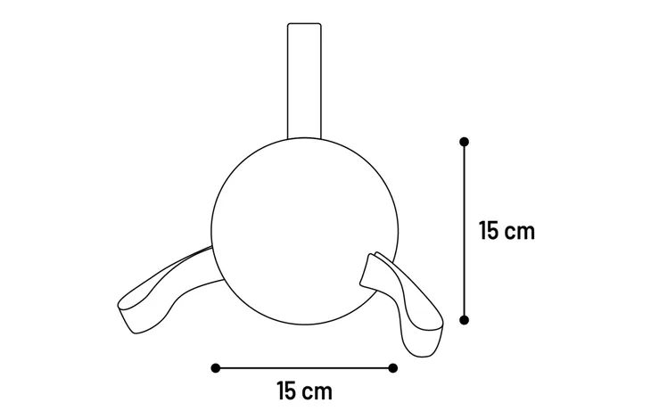 Flamingo Toy Kona ball, stór 15cm