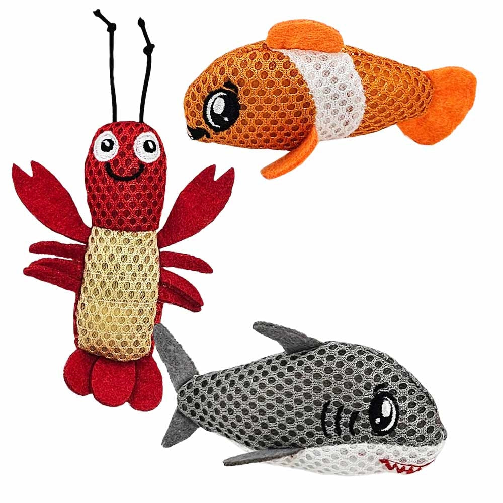 Nobby Kisudót "SEA ANIMALS" with catnip