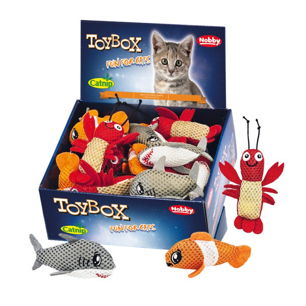 Nobby Kisudót "SEA ANIMALS" with catnip