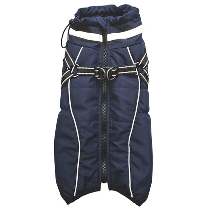 ELOR 2in1 Coat, Galli með beisli Blár (st. 20-80 cm), mynd 2
