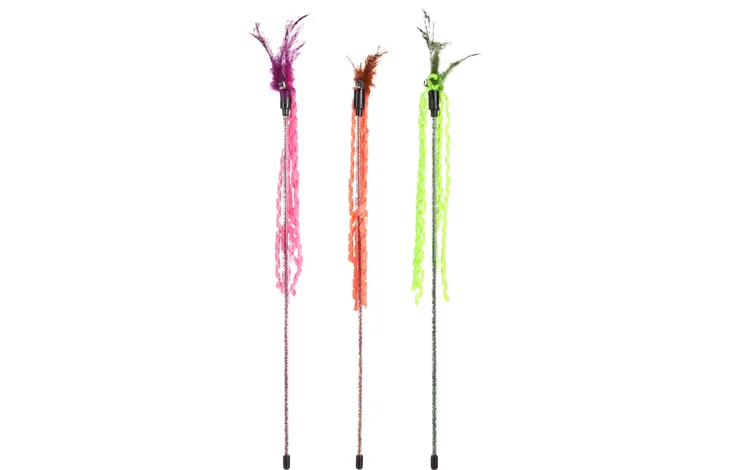 CAT Dangler, GLITTY, Kattastöng litrík 42 cm