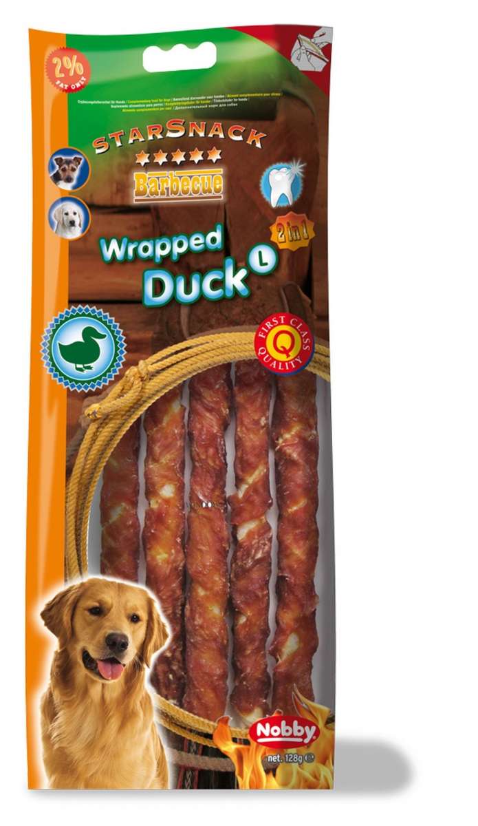 Nobby StarSnack BBQ Wrapped Duck LARGE