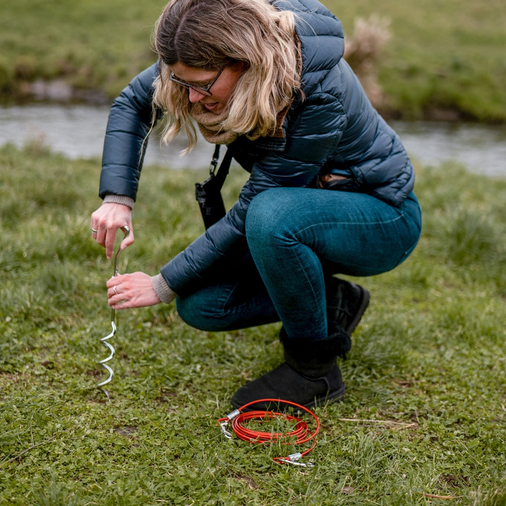 Nobby spiral stake, jarðfesting, 40 cm