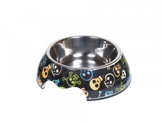 Nobby SKULLS Melamín skál m/ stálskál 0.7 L