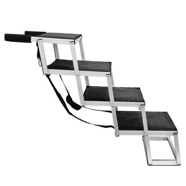 Nobby Stigi fyrir hunda, ÁL samanbrjótanlegur L 84-105 cm br 43 cm
