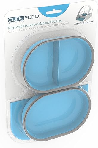 SureFeed Microchip Pet Feeder - Sett matarskálar og motta (3 stk), mynd 4