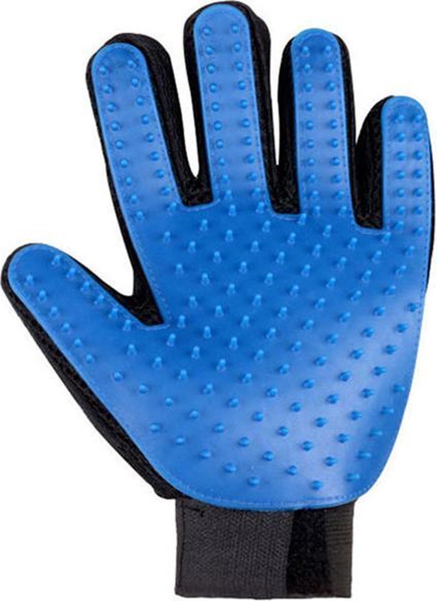 Grooming Glove / Feldhanski / Þvottahanski -blár