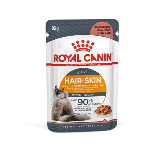 Royal Canin HAIR&SKIN - BLAUTFÓÐUR