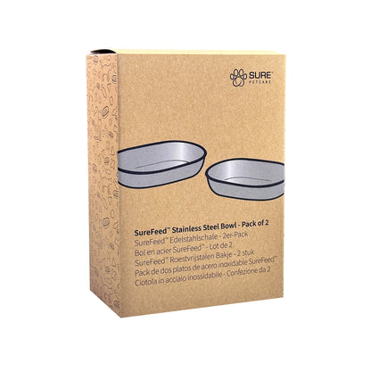SureFeed Microchip Pet Feeder - Sett stál matarskálar (2stk), mynd 4