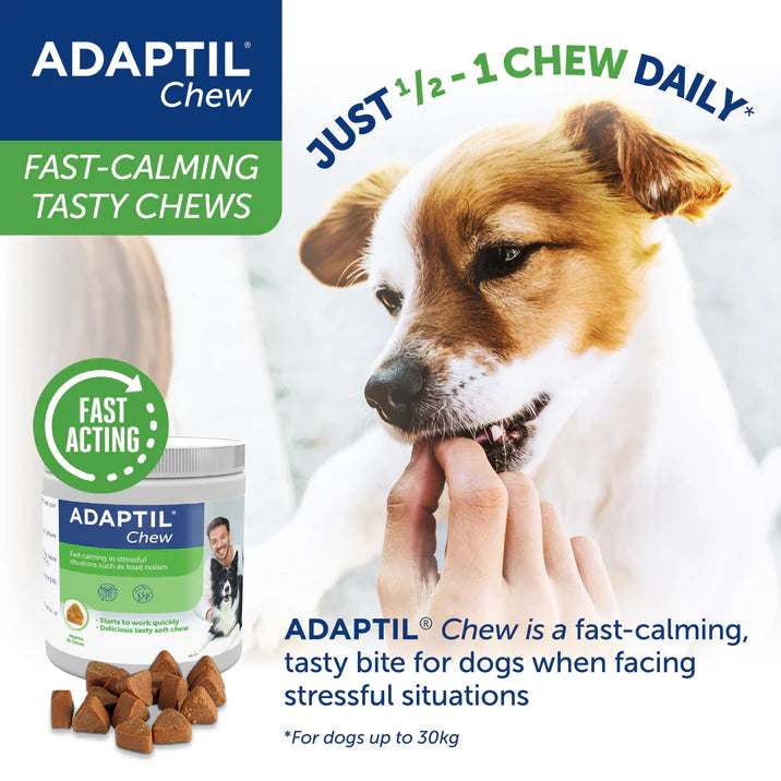 Adaptil Chews, Calming Treats, 30stk