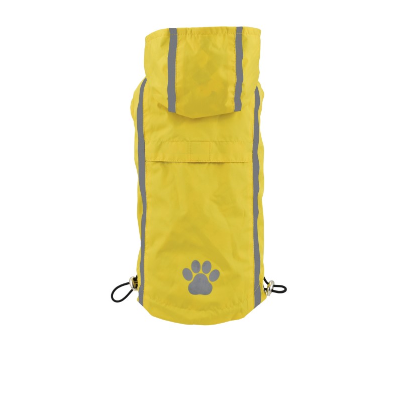 Yellow DUCK REVERSIBLE RAINCOAT, regnjakki (st. 20-45 cm)