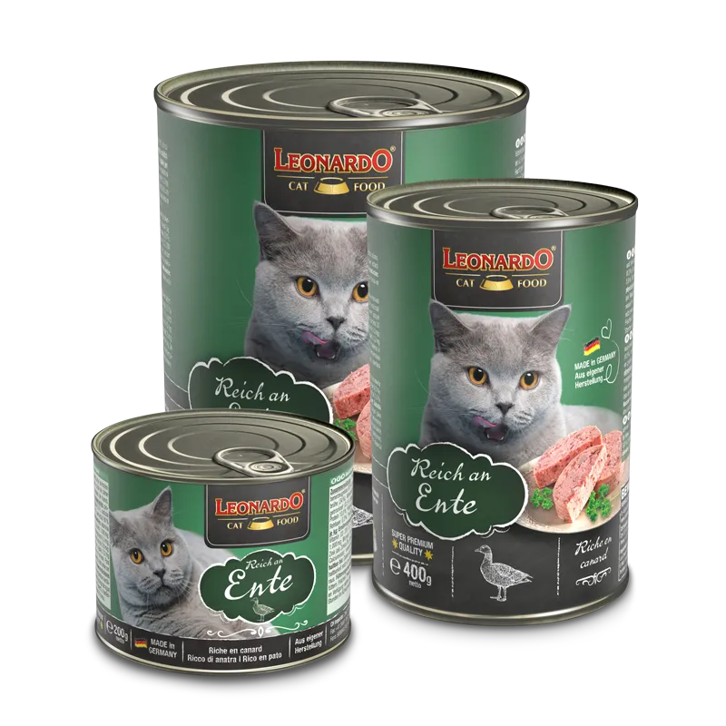 Leonardo kattablautfóður HREIN Önd dós