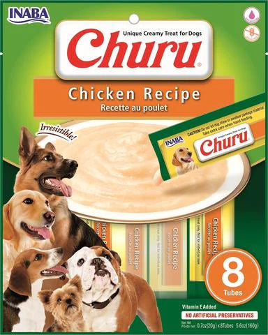 CHURU Dog, Chicken recipe, 8 stangir