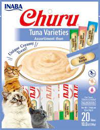 CHURU Cat, Tuna Varieties, poki m/ 20 blandaðar stangir