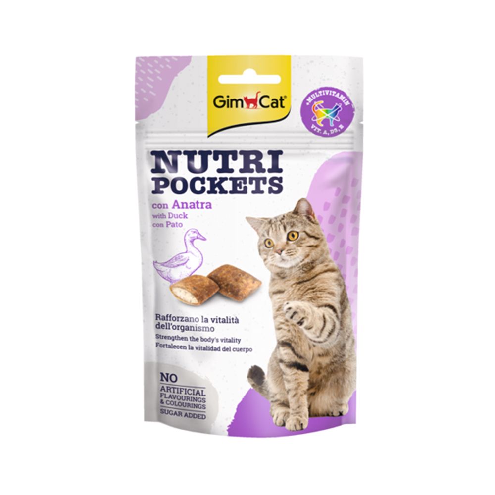 GimCat Nutri Pockets with DUCK - 60 gr