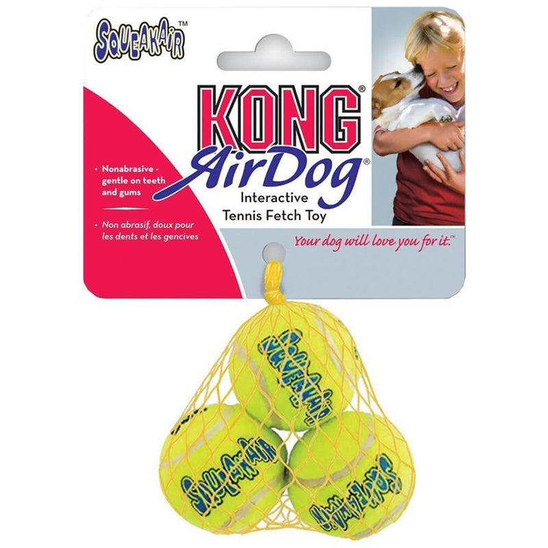 KONG Air Dog Squeaker Tennis Ball (3 stærðir)