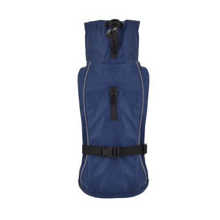 LONDON NAVY BLUE RAINCOAT, regnjakki (margar stærðir)