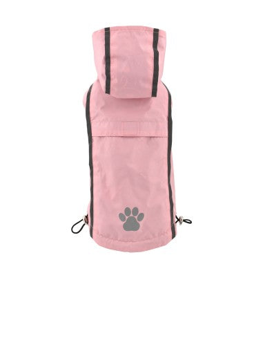 REVERSIBLE PINK LOVE RAINCOAT, regnjakki (stærðir 20-45 cm)