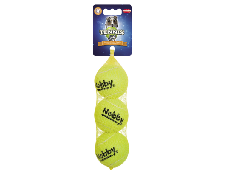 Nobby Tennisboltar 3stk 6cm