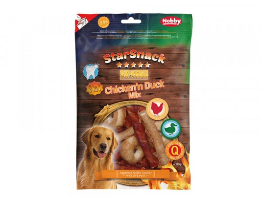 Nobby StarSnack BBQ Chicken n' Duck Mix 130gr