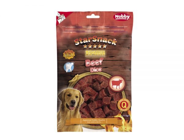 Nobby StarSnack Beef Dice 113gr