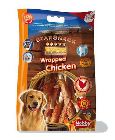 Nobby StarSnack BBQ Wrapped Chicken LARGE