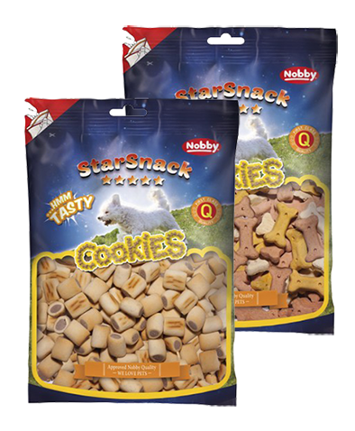 Nobby StarSnack Cookies Kex 500gr - 2 tegundir