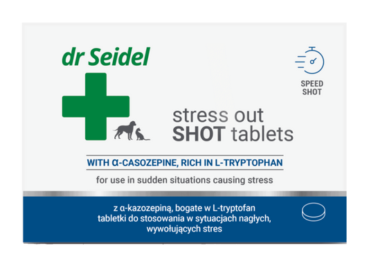 Dr. Seidel Stress Out SHOT töflur, Short-term, 10 stk