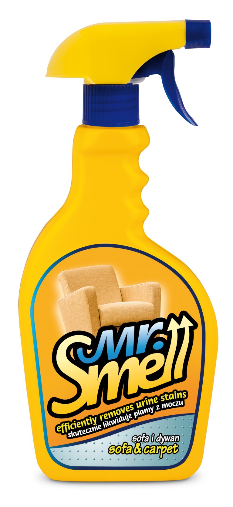 Mr. Smell hreinsiefni/blettahreinsir fyrir sófa, teppi og áklæði (Urine/Stain Remover) 500ml